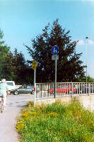 FJS-Brücke Anfang Gehweg