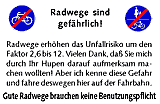 Radwege sind gefhrlich